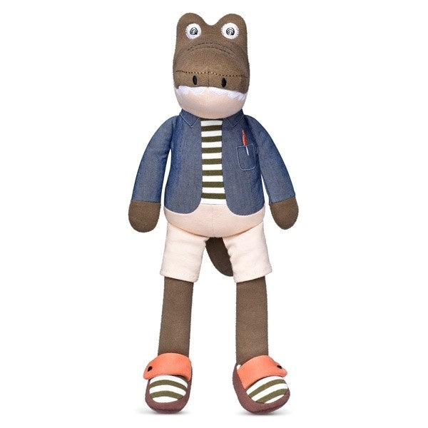 Organic Charlie Crocodile Apple Park Soft Toys