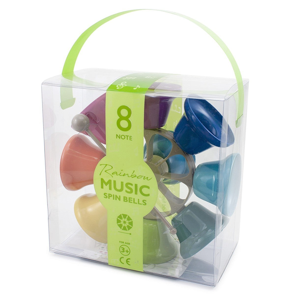 Rainbow Spinning Bells Artiwood Musical Toys