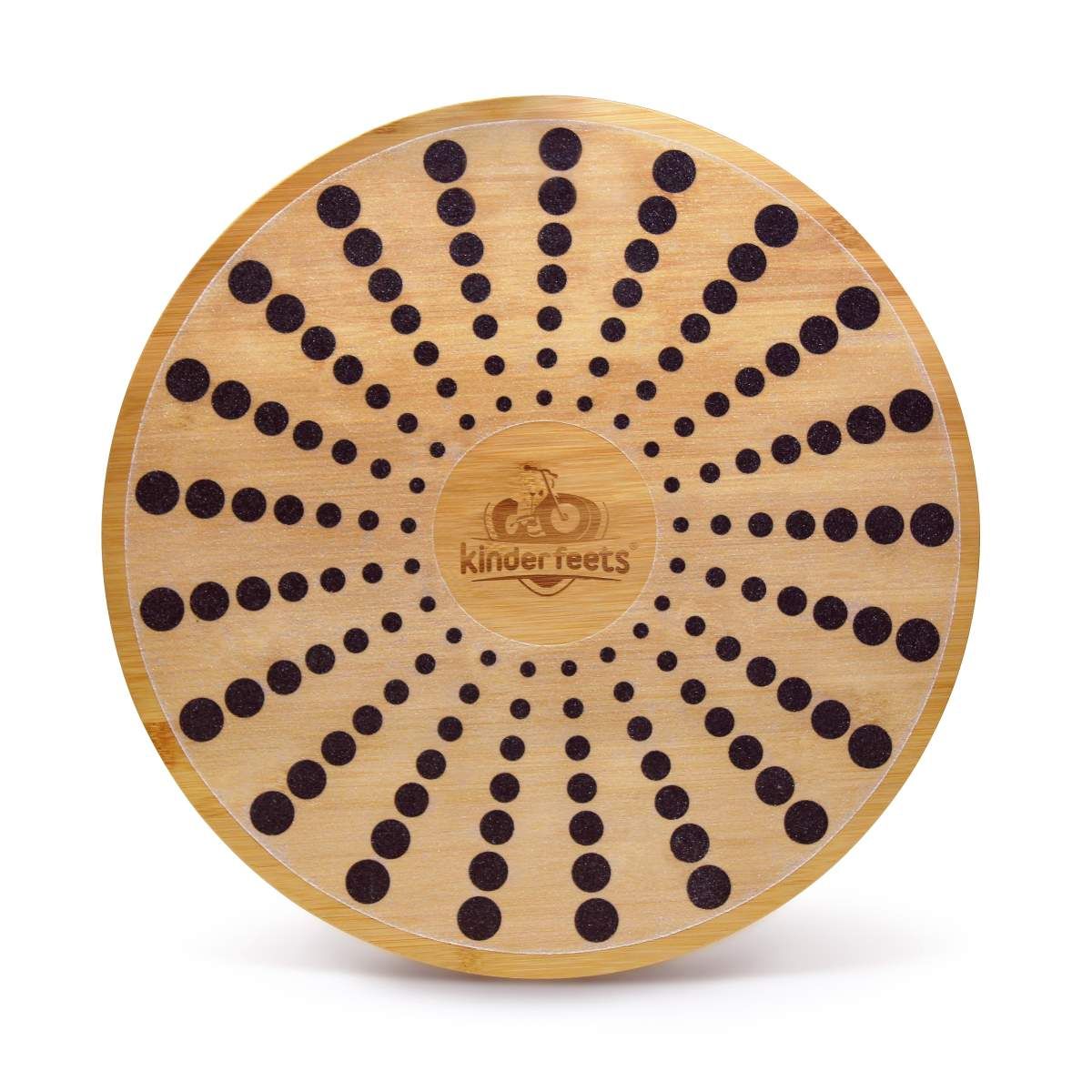 Round wooden bamboo balance disk - Kinderfeets - Send A Toy