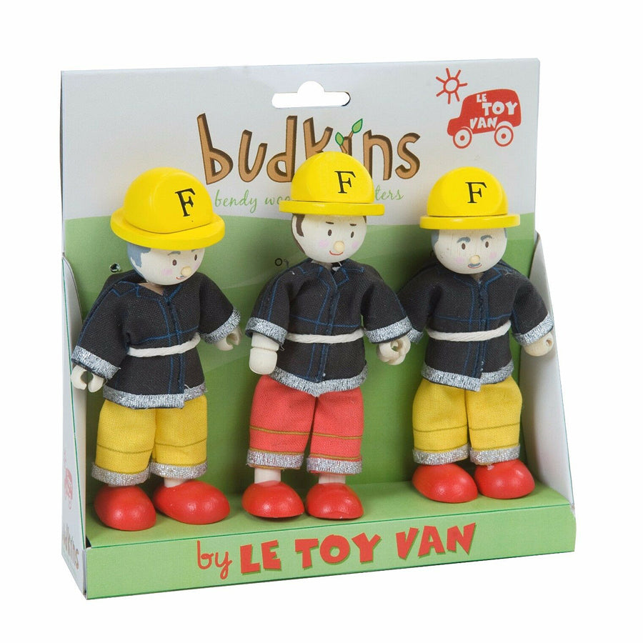 Bendy Fire Fighter Characters Le Toy Van Doll Family