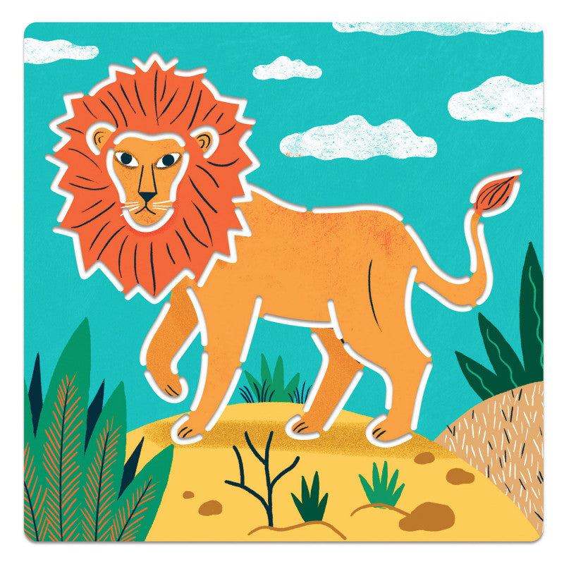 Wild Animals Stencils Djeco send-a-toy.myshopify.com Stencils