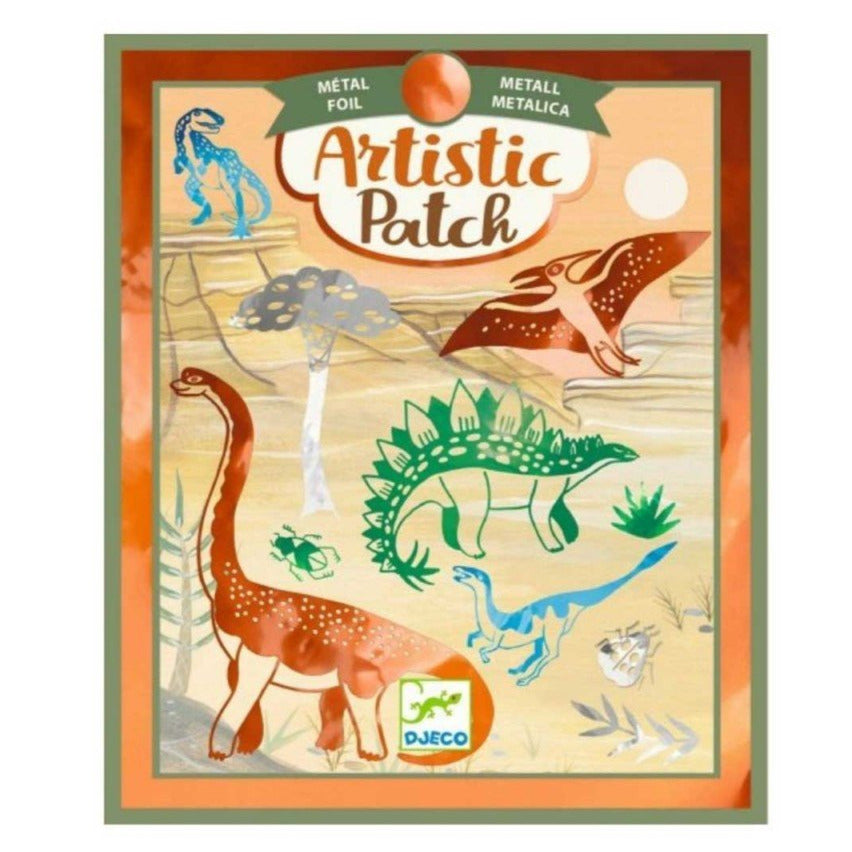 Metallic Foil Art - Dinosaurs Djeco Art and Craft