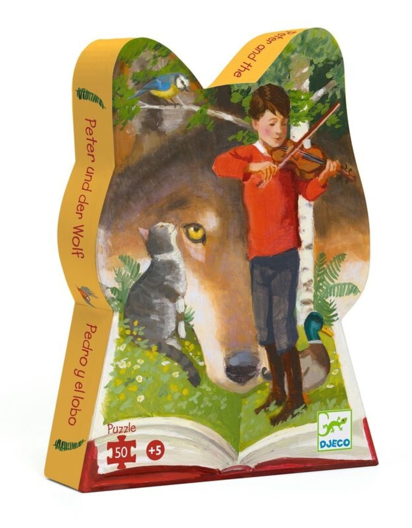 Puzzle Silhouette Pierre et le Loup (50 pièces)