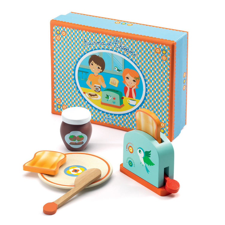 Aurora & Thodore Toast Set Djeco Pretend and Role Play