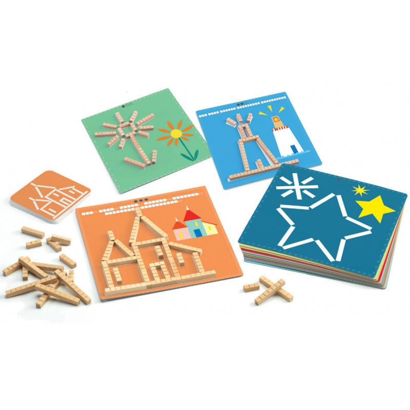 Eduludo Sticks Activity Djeco Games