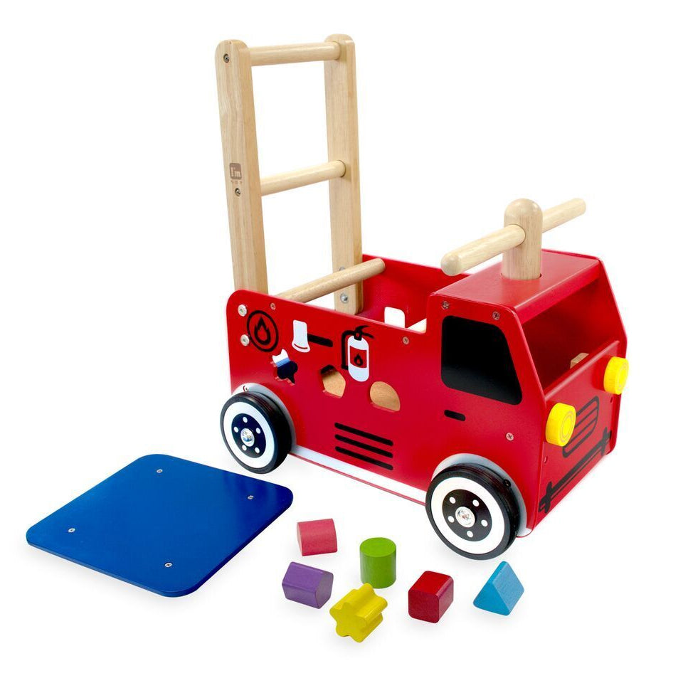 Fire Engine Walker Ride-On + Sort I'm Toy Ride-On Toys