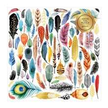 Feathers  500-Piece Puzzle (with gold foil)