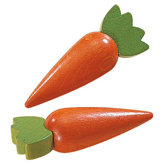 Wooden Play Food - Carrots (2) Haba Play Food