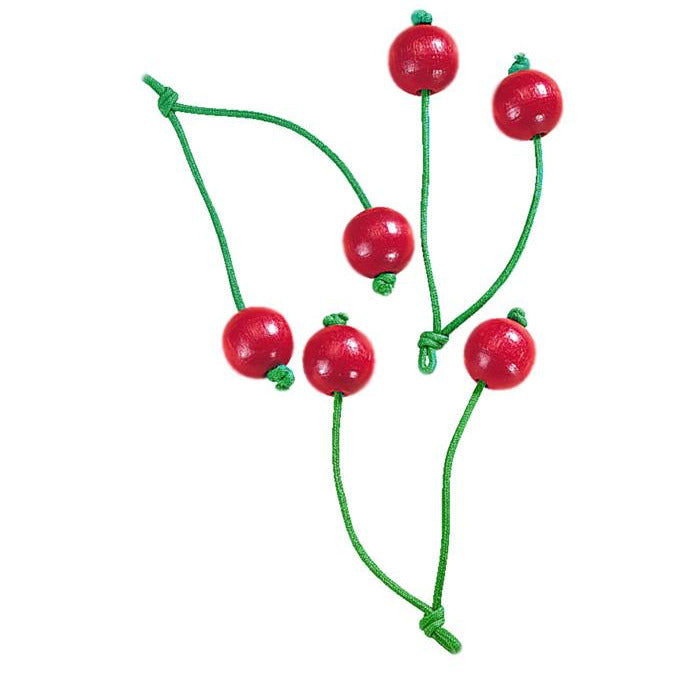 Wooden Play Food - Cherries (3) Haba Play Food