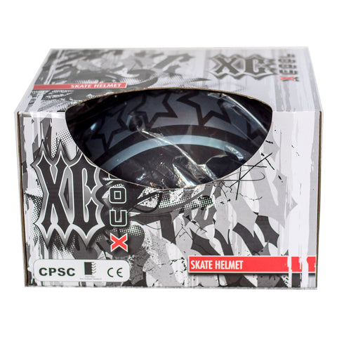 Kids Safety Helmet (Black Stars) Small 48 - 54cm Kidzamo Child's Safety Helmet