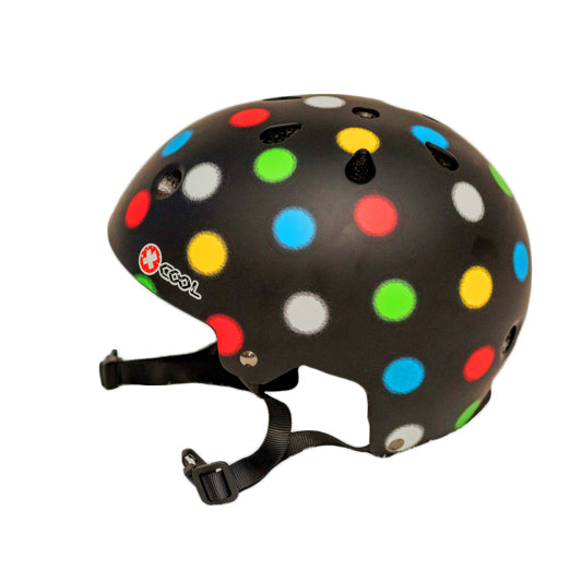 Kids Safety Helmet (Spots) Small 48 - 54cm Kidzamo Child's Safety Helmet
