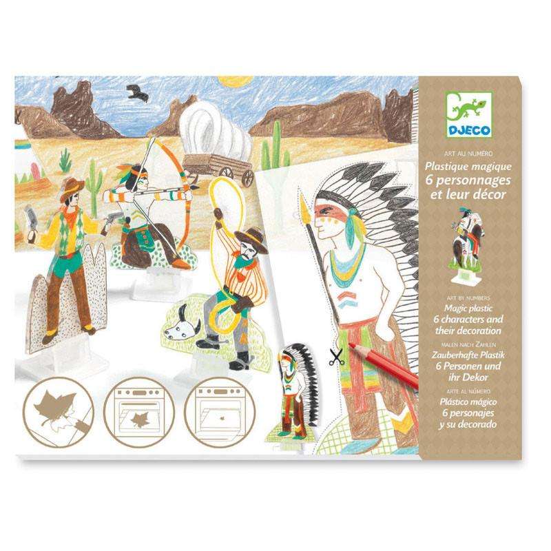 Wild West Magic Plastic Djeco Art and Craft