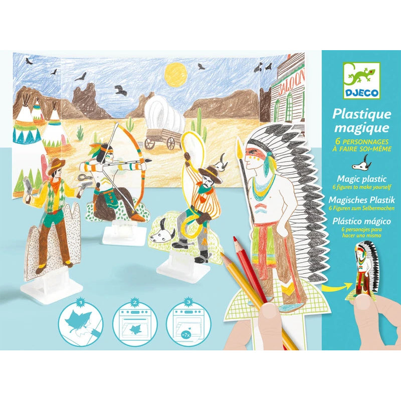 Wild West Magic Plastic Djeco Art and Craft