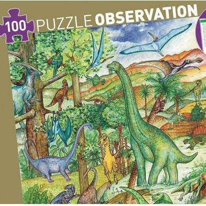 Puzzle Observation - Dinosaurs (Age 5- 7) Djeco Puzzles