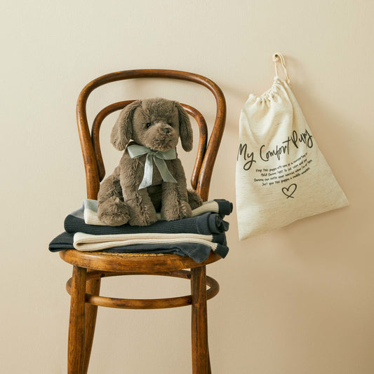Sammy Weighted Puppy Soft Toy