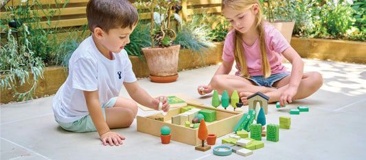 Tender Leaf Toys - wooden fox stacker