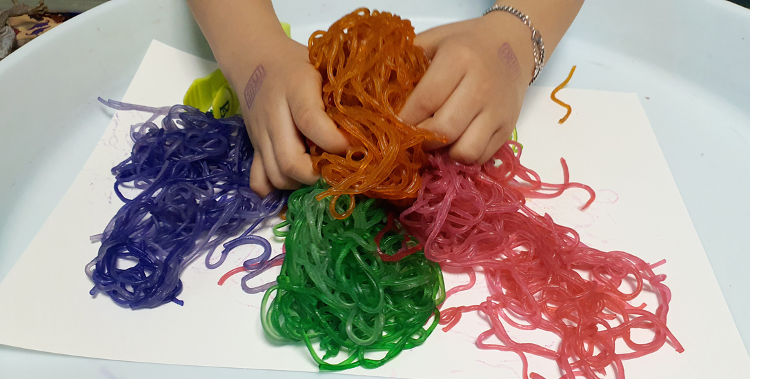 Creating Sensory Play with Pantry Staples