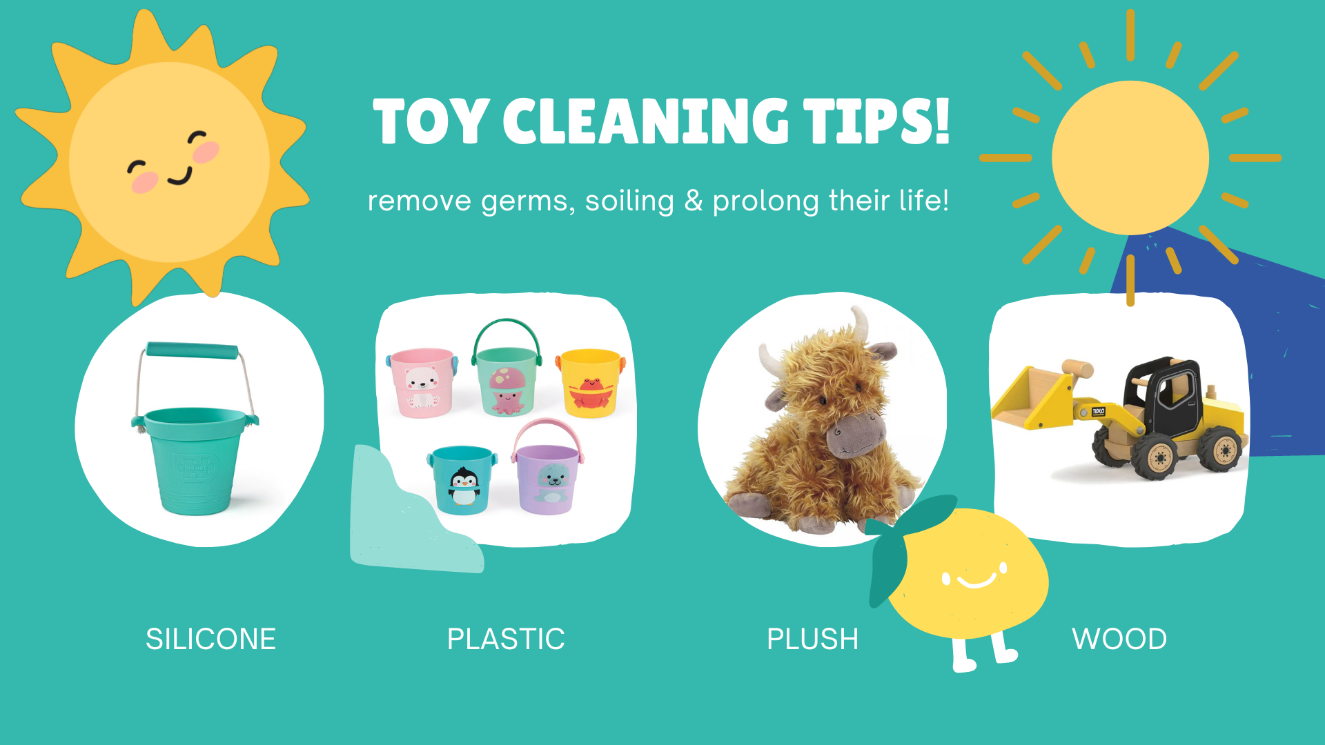 Send A Toy blog banner - tips for cleaning your children's toys
