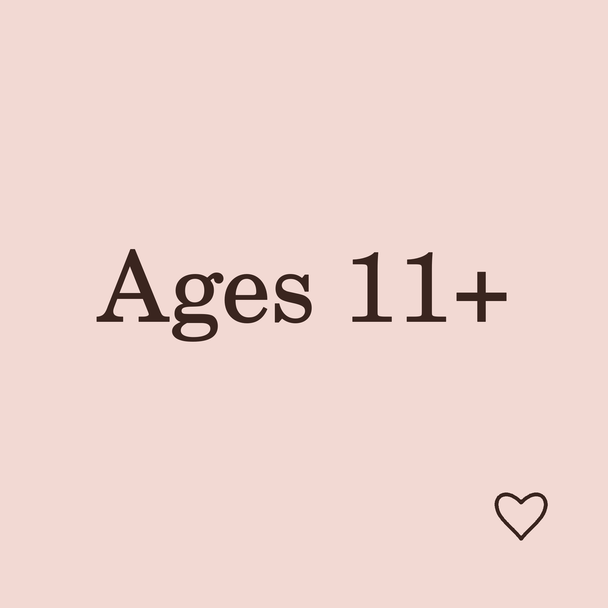 Ages 11+