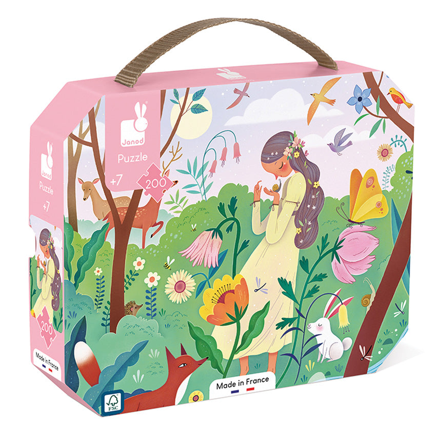 Janod Mother Nature 200-piece puzzle in carry case