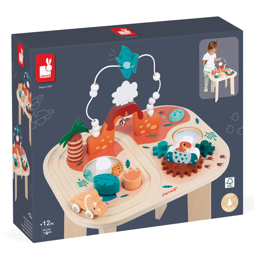 Table d'activités dinosaures