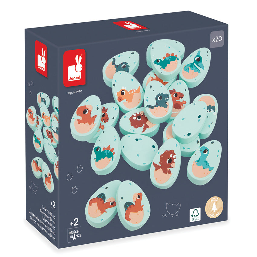 Dino Memory Game - Wooden