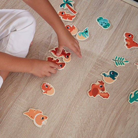 Dino Wooden Magnets Set