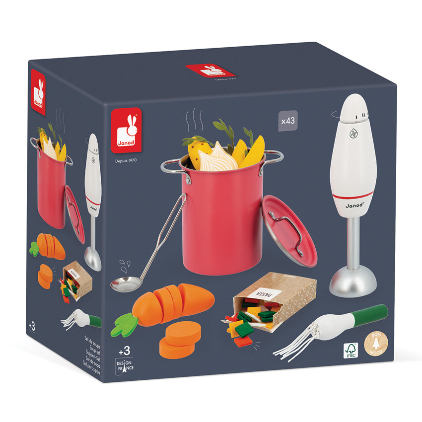 Ensemble de jeu de soupe (ensemble de 43 pièces)