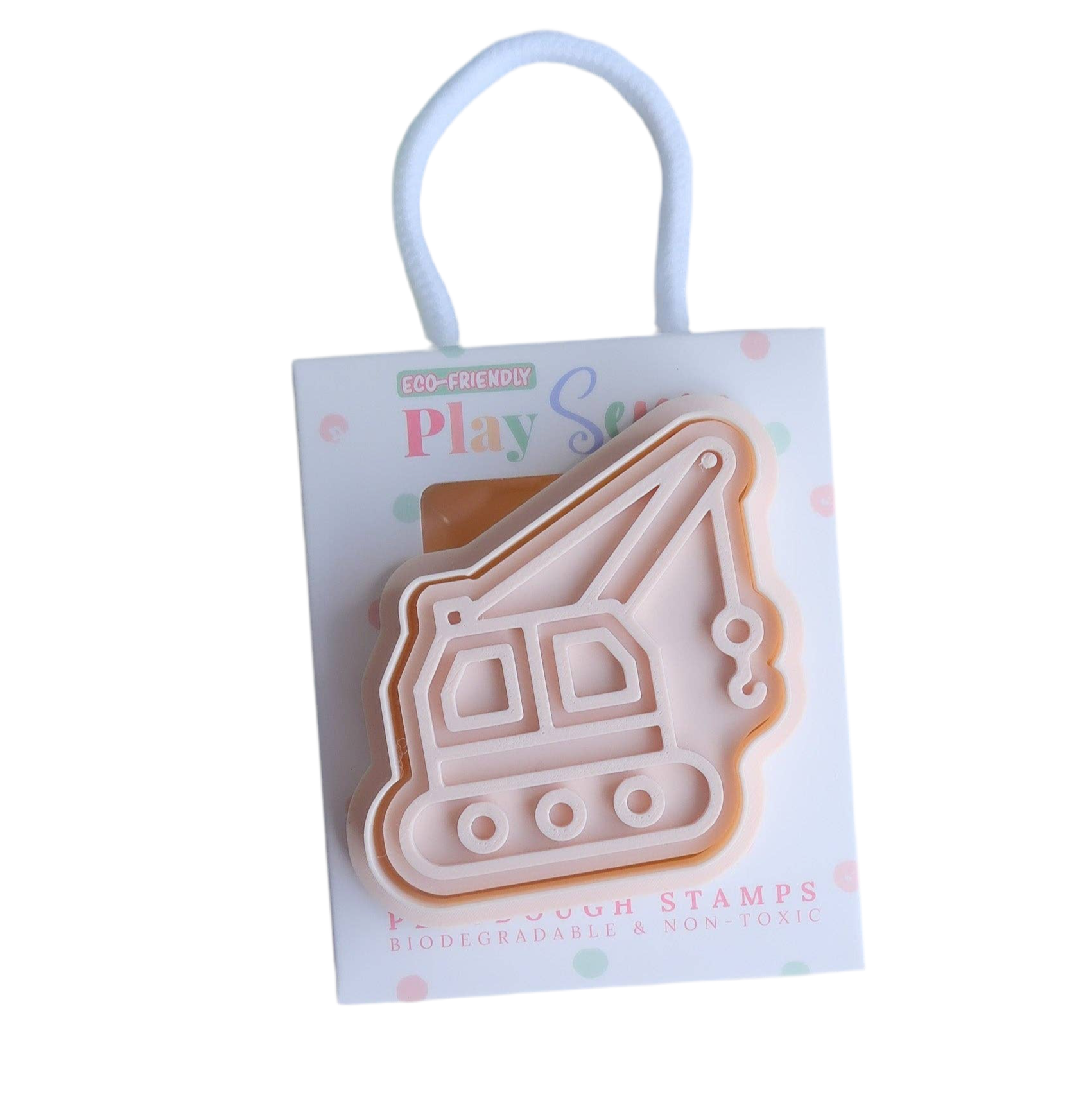 Crane play dough stamp