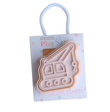 Crane play dough stamp