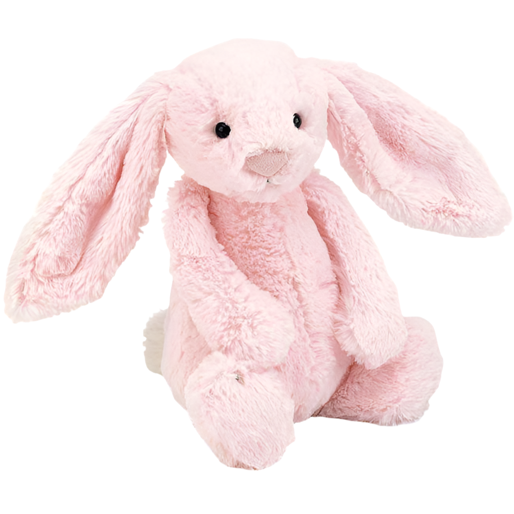Jellycat pastel pink bashful bunny soft toy