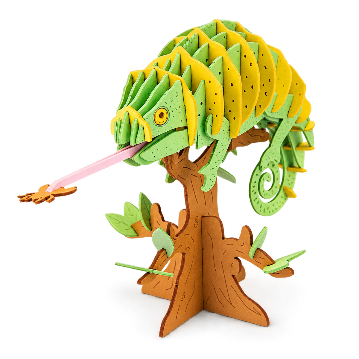 Autour du Monde 3D Animal Puzzle - CHAMELEON