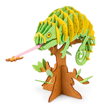 Autour du Monde 3D Animal Puzzle - CHAMELEON
