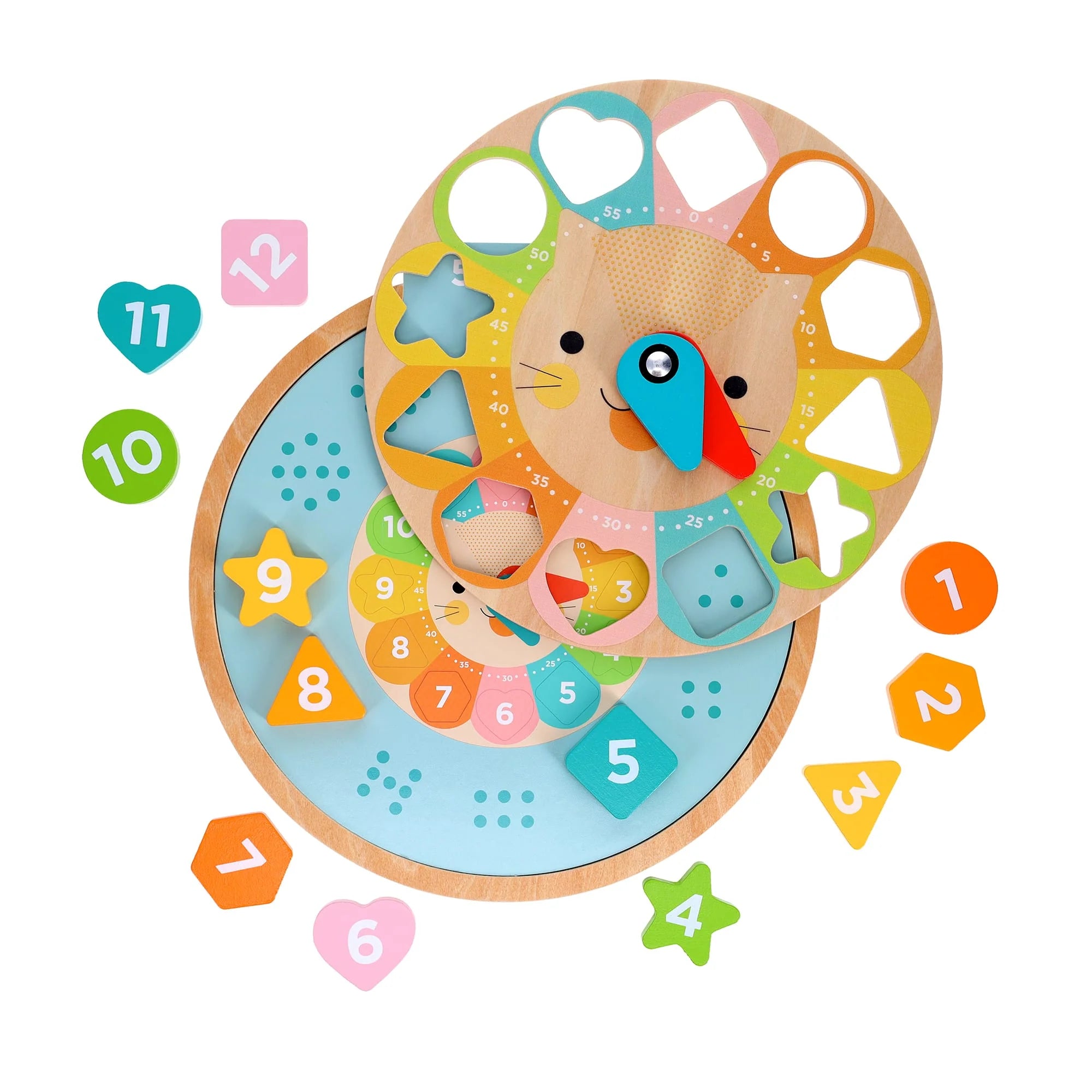 Counting + Colors Wooden Learning Clock