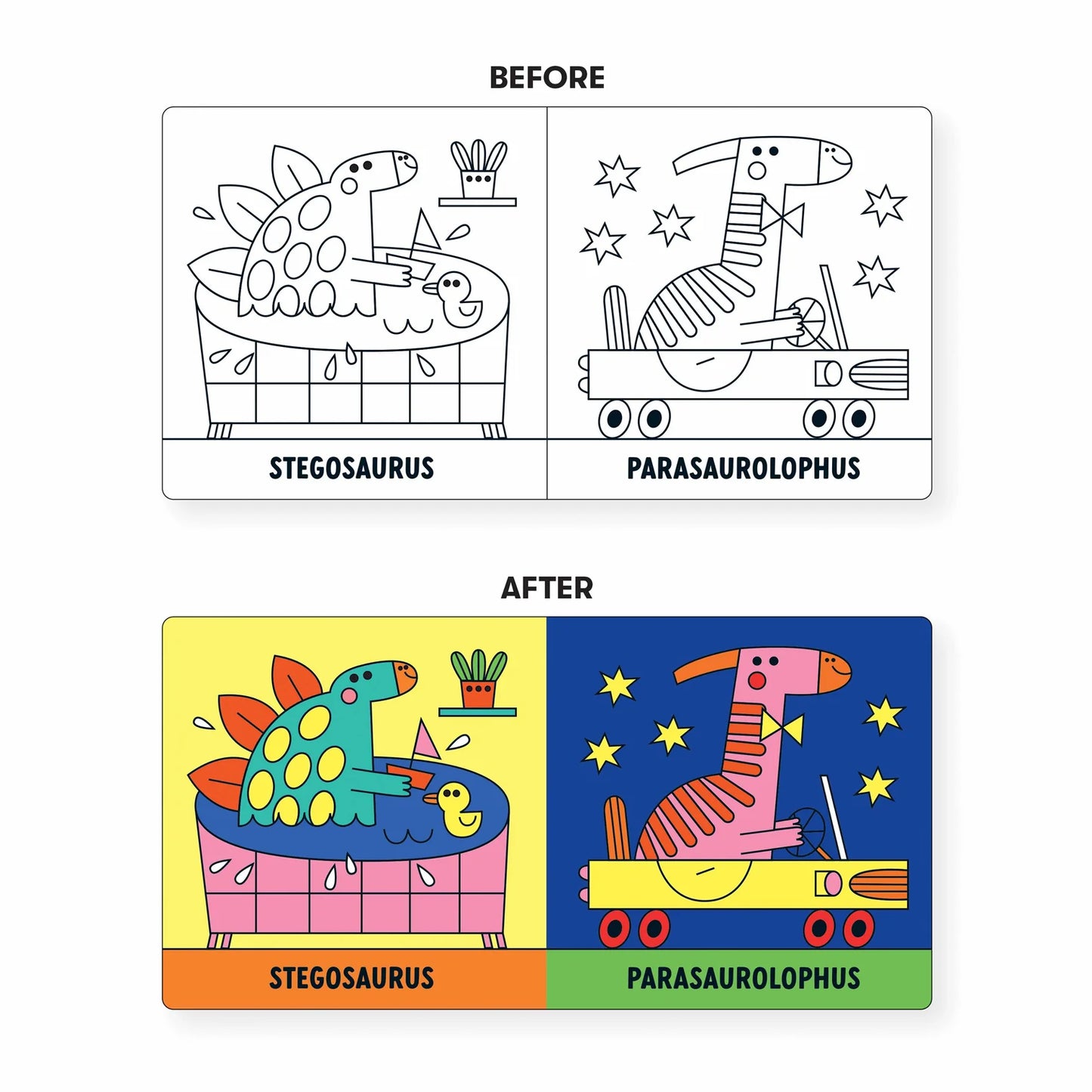 Rub-A-Dub Dinos! Colour Magic Bath Book