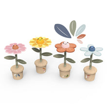 Flower Pushing Puppet - Coral Orange