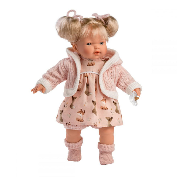 Llorens Roberta 33cm Crying vinyl Doll 33142 - Send A Toy