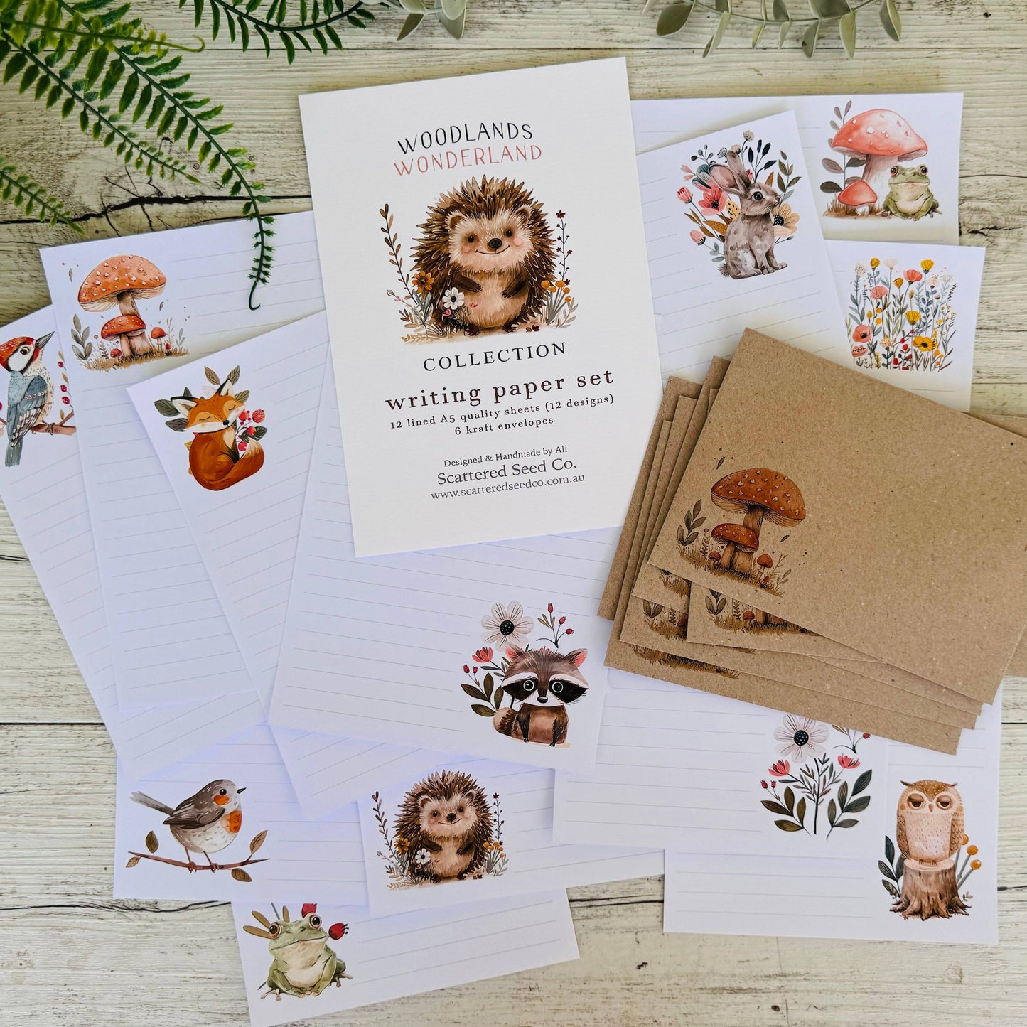 Woodlands Kids Letter Writing Set