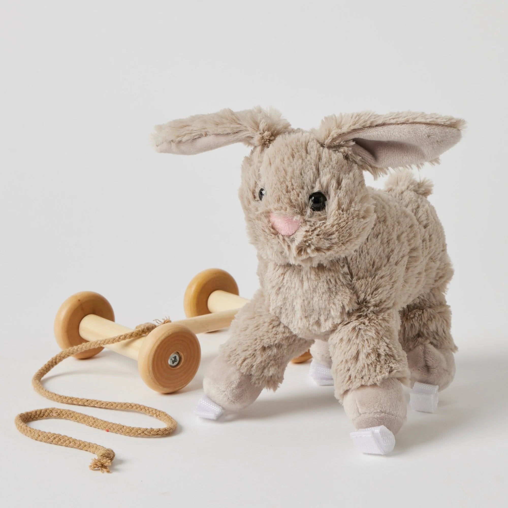 Rabbit Plush Pull Along