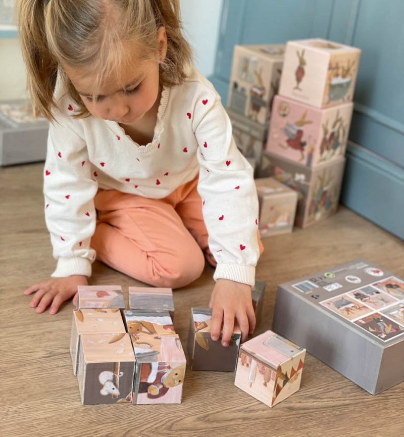 Rabbit Family Puzzle Cubes