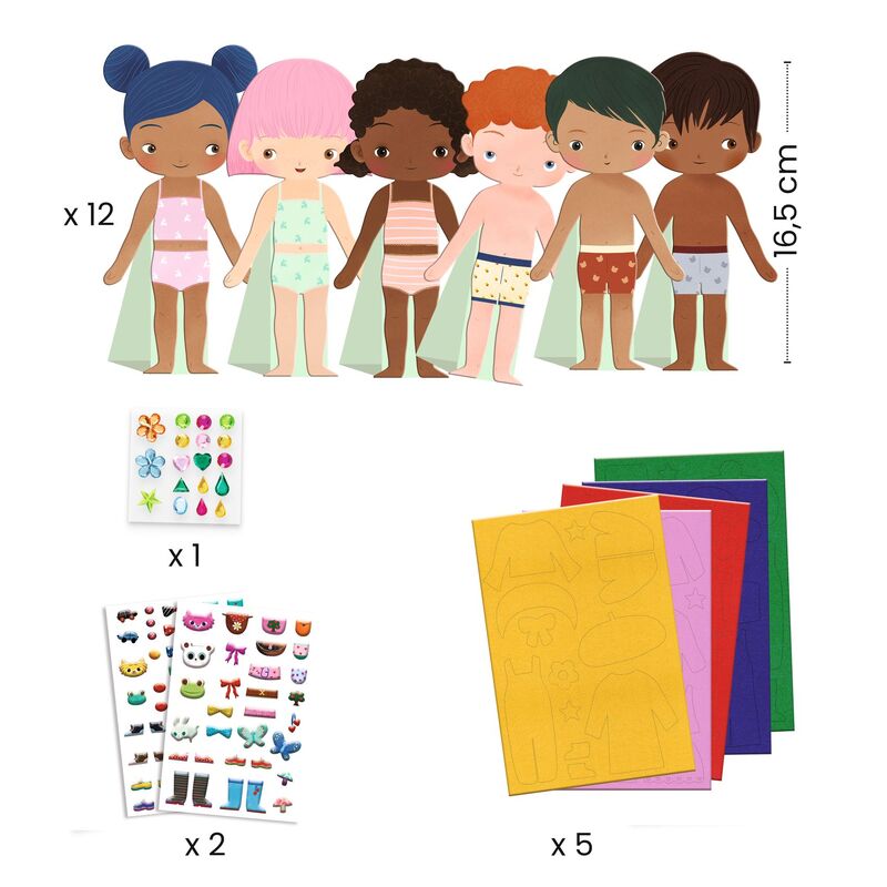 Felt Character Dress Up Kit