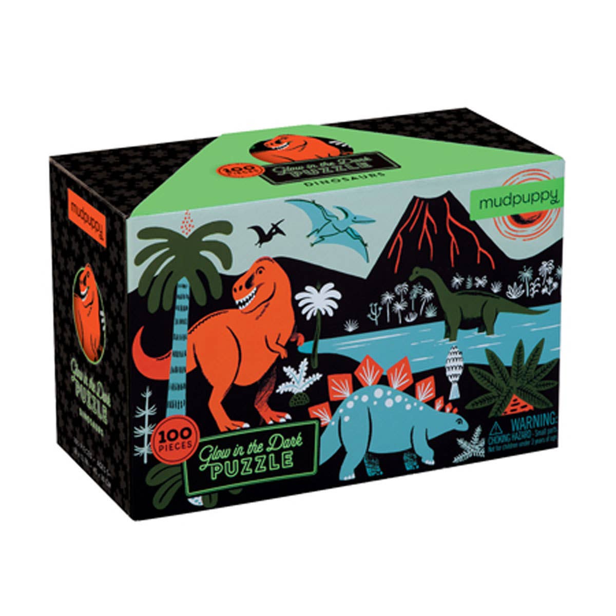 Glow Puzzle - Dinosaur (100-Piece)