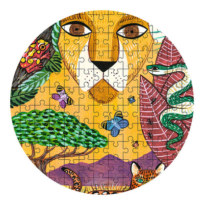 Lion Shaped Art Puzzle (350 pc)