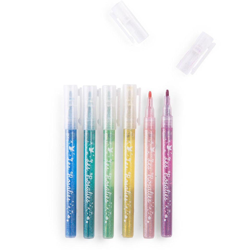 Les Rosalies Glitter Pens
