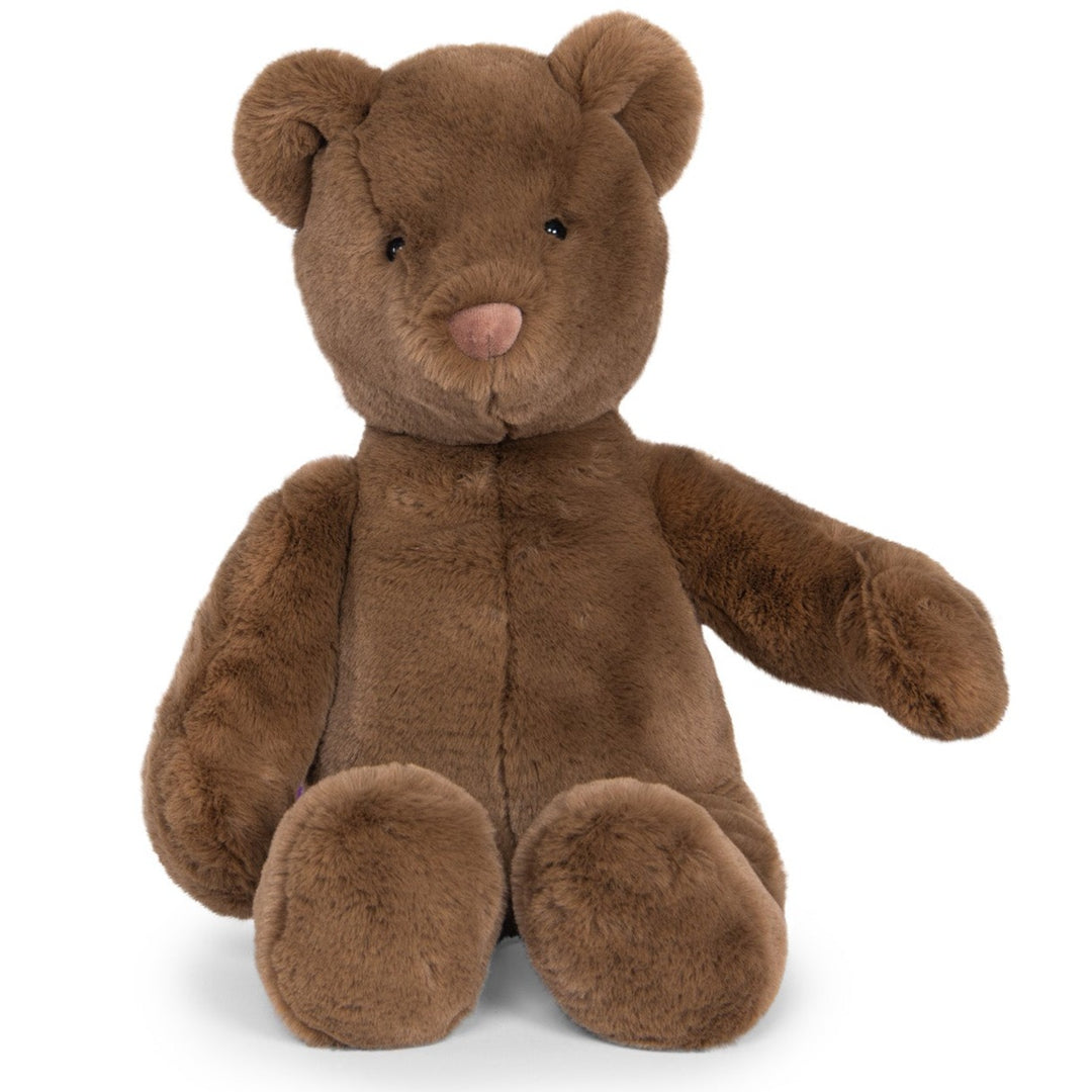 Large  brown teddy bear soft toy , Moulin Roty brand - Send A Toy