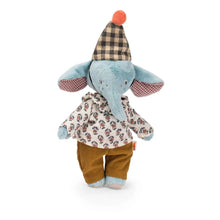 Moulin Roty blue Pablo Elephant soft toys