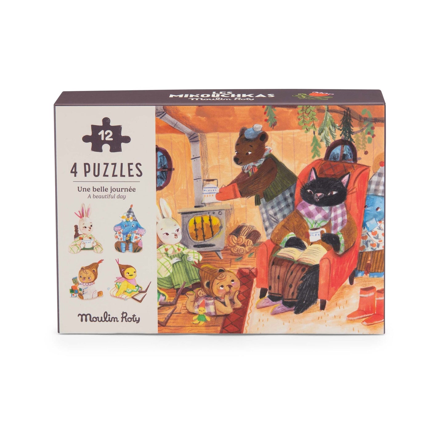 Les Minouchkas A Perfect Day - 4 Mini Puzzles