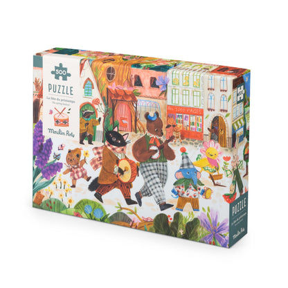 Les Minouchkas Spring Festival Puzzle 500pc