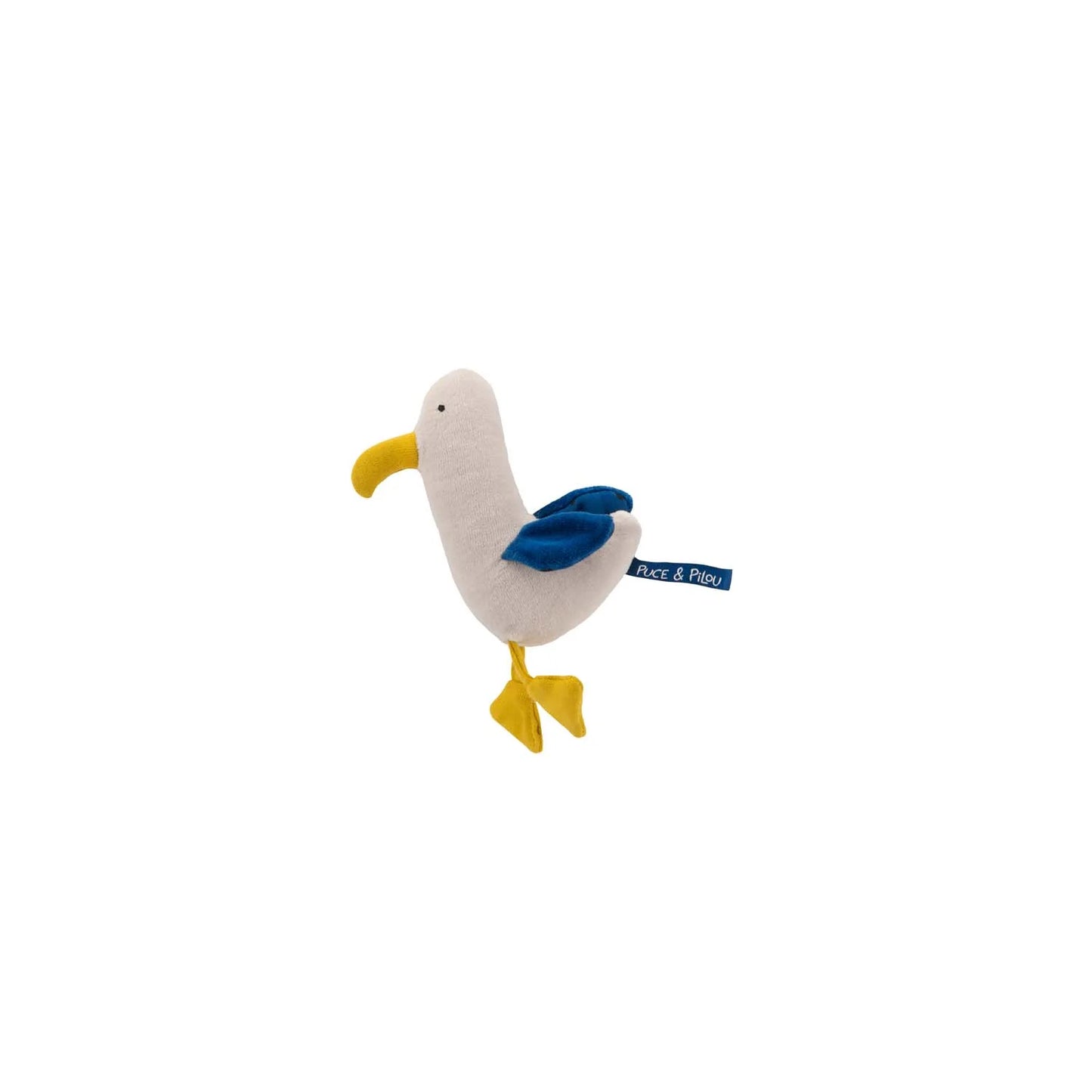 Puce & Pilou Marco the Seagull Rattle in Box