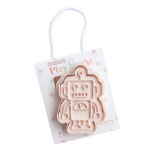Cream bio plastic robot dpugh stamper